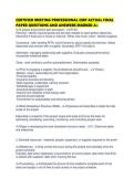 CERTIFIED MEETING PROFESSIONAL CMP ACTUAL FINAL PAPER QUESTIONS AND ANSWERS MARKED A&period;pdf  1