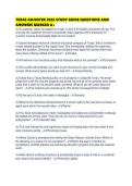 TEXAS ADJUSTER 2026 STUDY GUIDE QUESTIONS AND ANSWERS MARKED