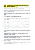 MISY 5360 COMPREHENSIVE EXAM EXAM QUESTIONS AND ANSWERS MARKED