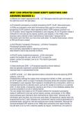 MISY 5360 UPDATED EXAM SCRIPT QUESTIONS AND ANSWERS MARKED