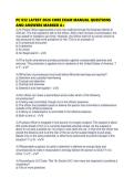 PC 832 LATEST 2026 CORE EXAM MANUAL QUESTIONS AND ANSWERS MARKED