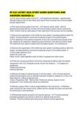 PC 832 LATEST 2026 STUDY GUIDE QUESTIONS AND ANSWERS MARKED