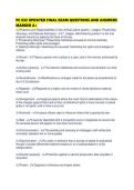 PC 832 UPDATED FINAL EXAM QUESTIONS AND ANSWERS MARKED
