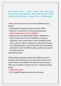 CCA Practice Exam 1 &vert;&vert; Most  Recent Exam 2026 Actual   Complete Real  Exam Questions  And Correct Answers &lpar;Verified   Answers&rpar; Already Graded A&plus; &vert; Newest Exam &vert;  Just Released&excl;&excl;