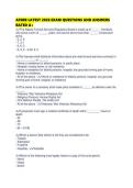 AFSRB LATEST 2026 EXAM QUESTIONS AND ANSWERS RATED