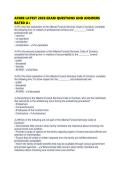 AFSRB LATEST 2026 EXAM QUESTIONS AND ANSWERS RATED A&plus;
