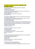 UST FINAL EXAM 2026 ACTUAL QUESTIONS AND ANSWERS RATED
