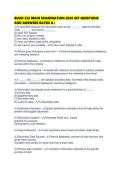 BUAD 332 MAIN EXAMINATION 2026 SET QUESTIONS AND ANSWERS RATED