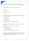 310T Newest Exam 2 with accurate detailed answers