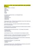 BUAD 332 LATEST 2026 EXAM QUESTIONS AND ANSWERS RATED
