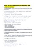 BUAD 332 EVALUATION EXAM 2026 QUESTIONS AND ANSWERS RATED