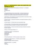 BUAD 332 COMPREHENSIVE EXAM 2026 QUESTIONS AND ANSWERS RATED 