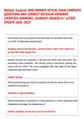 Medical Surgical HESI NEWEST ACTUAL EXAM COMPLETE   QUESTIONS AND CORRECT DETAILED ANSWERS  &lpar;VERIFIED ANSWERS&rpar; &vert;ALREADY GRADED A&plus; LATEST  UPDATE 2026 -2027 