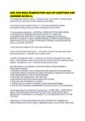 NUR 4290 MAIN EXAMINATION 2026 SET QUESTIONS AND ANSWERS RATED A&plus;