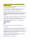 NUR 4290 STUDY GUIDE 2026 EXAM QUESTIONS AND ANSWERS RATED