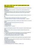 NUR 4290 LATEST 2026 TEST PAPER QUESTIONS AND ANSWERS RATED