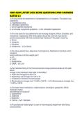 NUR 4290 LATEST 2026 EXAM QUESTIONS AND ANSWERS RATED