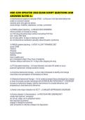 NUR 4290 UPDATED 2026 EXAM SCRIPT QUESTIONS AND ANSWERS RATED
