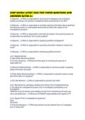 CCRP SOCRA LATEST 2026 TEST PAPER QUESTIONS AND ANSWERS RATED