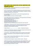 CCRP SOCRA FINAL EXAM 2026 ACTUAL QUESTIONS AND ANSWERS RATED