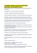 TX PRENEED FUNERAL EVALUATION EXAM 2026 QUESTIONS AND ANSWERS RATED