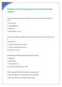 Prosthetics Practice Exam questions with accurate detailed solutions