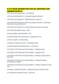 FC ATT MAIN EXAMINATION 2026 SET QUESTIONS AND ANSWERS RATED 