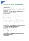SNCOA-DL EOC 1 Exam with precise detailed solutions