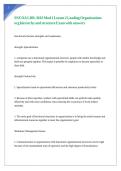 SNCOA LDR-301S Mod 1 Lesson 2 Leading Organizations org hierarchy and structure Exam with answers 