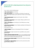 SNCOA LDR-301S Leading Organizations Exam with precise detailed answers