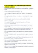 FC ATT UPDATED 2026 EXAM SCRIPT QUESTIONS AND ANSWERS RATED