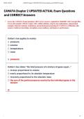 CAMATA Chapter 2 UPDATED ACTUAL Exam Questions  and CORRECT Answers