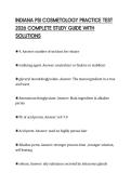 INDIANA PSI COSMETOLOGY PRACTICE TEST 2026 COMPLETE STUDY GUIDE WITH SOLUTIONS