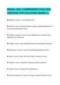 INDIANA QMA COMPREHENSIVE EXAM 2026 QUESTIONS WITH SOLUTIONS GRADED A&plus;