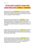 SCYM &lpar;ASCP&rpar; QUIZLET EXAM 2026  QUESTIONS AND CORRECT ANSWERS 