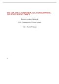 WGU D096 TASK 1 &vert; FUNDAMENTALS OF DIVERSE LEARNERS &vert; 2026 UPDATE ALREADY PASSED