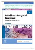 TEST BANK MEDICAL SURGICAL NURSING CONCEPTS AND PRACTICE&comma; 5TH EDITION BY Stromberg Question & Answers Perfectly A&plus; Grade &lpar;2026 Newest Updated Versions&rpar;&period;pdf