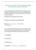 NRNP 6531 FINAL EXAM &lpar;ACTUAL 2026&rpar; QUESTIONS AND ANSWERS 