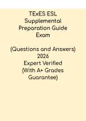 TExES ESL Supplemental Exam Preparation Guide &ndash; 2026 Study & Practice PDF