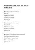 RELIAS DYSRHYTHMIA BASIC TEST MASTER REVIEW 2026