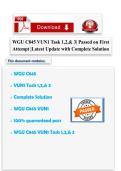 WGU C845 VUN1 Task 1&comma;2&comma;& 3&vert; Passed on First Attempt &vert;Latest Update with Complete Solution