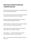 RERA EXAM 141 PRACTICE PAPER 2026 COMPLETE SOLUTION