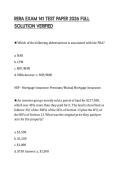 RERA EXAM 141 TEST PAPER 2026 FULL SOLUTION VERIFIED