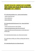 SHADOW HEALTH CARDIOVASCULAR EXAM TEST PAPER 2026 EXAM STUDY GUIDE FULL SOLUTION 100&percnt; CORRECT&period;