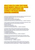 ADULT HEALTH 2 HESI TEST BANK EXAM NEWEST 2026 ACTUAL EXAM COMPLETE QUESTIONS AND CORRECT DETAILED ANSWERS &lpar;VERIFIED ANSWERS&rpar;