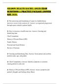 SHADOW HEALTH RACHEL ADLER EXAM QUESTIONS & PRACTICE PACKAGE ANSWER KEY 2026&period;