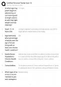 Certified Personal Trainer &sol; Score 100&percnt; &sol; Quiz 16 &sol; 2025 Practice Test
