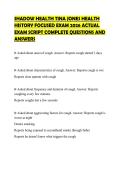 SHADOW HEALTH TINA JONES HEALTH HISTORY FOCUSED EXAM 2026 ACTUAL EXAM SCRIPT COMPLETE QUESTIONS AND ANSWERS