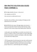 SIDA PRACTICE SOLUTION 2026 SOLVED ITEMS CONFIRMED A&plus;