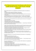 Jarvis Physical Assessment Final Review with all Correct & 100&percnt; Verified Answers &vert;Latest Version &vert;Already Graded A&plus;